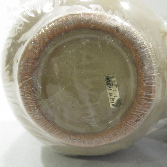 NIP Vtg Stoneware Double Crock Lids Spoons Jelly - Picture 10 of 11